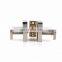 Zinc alloy plated entrance door handle Lever lock door knob