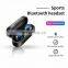 Amazon hot seller BT Wireless earphone made in China headphone Headset Sport Stereo earbuds Wireless