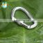 23KN screw locking gate  G-shape ring custom logo rock/mountain Climbing Aluminum Carabiner Hook