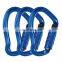 JRSGS Carabiner Clips Aluminium Snap Hook 23kN Ultra-Light Locking Climbing Carabiner Customized Logo Outdoor Carabiner