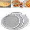Non stick Pizza Screen Aluminum Expanded Metal Mesh Pan