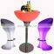 wireless illuminated glowing led portable led light bar cocktail tables and chairs banquet lighting led cocktail bar table