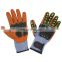 Finger Protector Protective HPPE Nitrile Coated Cut Resistant Level 5 Working Hands Impact Safety Gloves