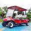 Two row seats facing forward, 4-seater electric golf cart for sale