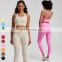 Custom Workout Wear Wholesale Quick Dry Activewear High Waist Sport Bra And Leggings Gym Fitness Yoga Set For Women