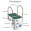 Wall Hung Filtration System Pipeless Swimming Pool Filter For Children Swimming Pool