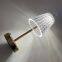 Kristall-Schreibtischlampe, aufladbare Luxus-Akryl-Nachtleselampe mit moderner LED-Technologie und Touch-Control, ideal als Geschenk