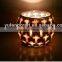 seashell mosaic flower bowl round for soy wax candles glass votive holders