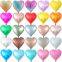 18inch Aluminum Balloons Gradient Color Heart Shaped Balloons Party Foil Balloons for Party Decoration Wedding Ceremony