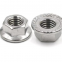 304 stainless steel fasteners, bolts, flange nuts, DIN6923 anti slip nuts