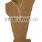 Wooden jewelry bust mannequin, Jewelry display props for sale A-8