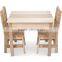 Wooden Children Table and 2 Chairs Set
