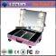 rolling beauty hairdresser trolley makeup case with light with mirror