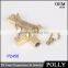 Custom 14k gold cross and wing hollow pendant jewelry 2016