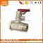 LB-GutenTop polished finish Low Pressure 59-1 brass safety valve for water heater with red handle