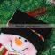 Christmas decorative plush snowman socks christmas hanging decoration