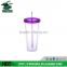 reusable plastic straw cup with reasonable price and high quality