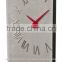 Concrete wall clock, handmade decorative wall clock, designer clocks