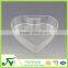 Transparent heart plastic Crafts packaging box