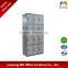 Factory direct sale 12 door steel storage locker cabinet