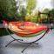 Double Hammock with Space-Saving Steel Stand Summer Outdoor Relax Bag Include