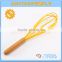 Fashion Design with Wooden Handle Silicone Eggbeater