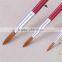 Wholesale China 3Pcs Fine Nylon Hair Wooden Handle Art Paint Brush Manufactures