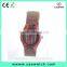 Delicate Rosewood concise style watch, build your own brand wooden men's watch, wood case with matte genuine leather strap watch