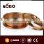 Dubai Market Popular Rose Golden Color Stainless Steel Food Strainer with Lid