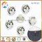 Flower Logo Engraved Alloy Metal Shank Jeans Button