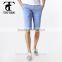 2016 apparel Wholesale High Quality zip man trousers latest design cotton pant half pants for men