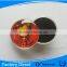 Home decorative crystal glass fridge magnet/custom round fridge magnet
