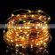 5V USB Operated 33FT 10Meter 100led Christmas Decorative Lights For Weddings LED Copper Wire String Fairy Lights Lamp