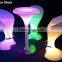 led lighting rental furniture illuminated acrylic clear light LED bar seating / led plastic party chair / white wedding chair