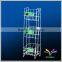 Black powder-coated smartable decoration desktop office equipment display stand for brochure