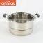 Two layer Multi-functional Steam pots stainless steel steamer pot Tempered glass lid & steel lid