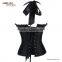 Halter Lace Up Black Open Hot Sex Women Photo Corset