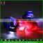 Hot sale waterproof CE silicone material battery powered heart led bike light dynamo for bicycle