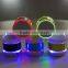 Colorful LED light mini bluetooth speaker with FM radio, aux line ine, usb slot and custom logo service