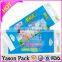 yason three layer resealable plastic bags transparent plastic bag in box contains with two valve striped color t-shirt plastic b