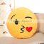 Creative round household pillow cushion emoji pillow cartoon pillow plush