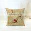Factory direct cotton pillow case square pillowcase used for car ,sofa and seat cushion covers
