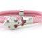 2015 New arrival adjustable multiple leather bangle women's leather bracelet wholesale