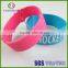 Wholesale custom bulk cheap fashion disposable waterproof bracelet rubber embossed silicone wristbands no minimum order