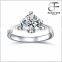 Women's 925 Sterling Silver Sparkling Cubic Zirconia Ring Jewellery