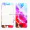 6D Silicone Fancy Color Tempered Glass Screen Protector With Design for iPhone 5 6 6S Plus ,Smart Tempered Screen Protector