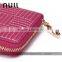 Leather wallet with coin slot and phone pocket the woman wallet