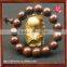 15mm Chinese Religious wood bead bracelet with 15 big beads