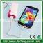 Newly wallet 2pcs 18650 cells mobile phone 5200mah power bank for Samsung Iphone