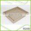 Custom Made High Quality Wooden Empty Linen Jewelry Dispay Trays
